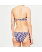 Maillot de bain 2 pièces bandeau bonnets moulés Wild bleu/violet