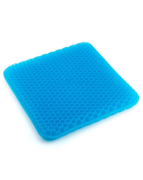 Coussin en Gel de Silicone nid d'Abeille Hexafresh - 39x37 cm