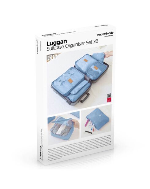 6 Gepäckaufbewahrungstaschen von Luggan