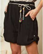 Short 100% Lin Sarah noir