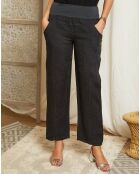 Pantalon 100% Lin Inès anthracite