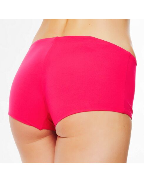 Shorty Bikinihose mit pinkem Gem Beach