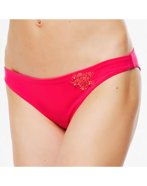 Beach Gem heiße fuchsiafarbene Bikinihose