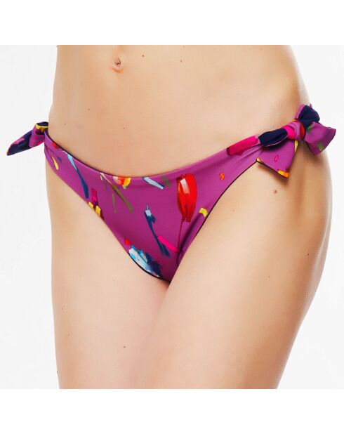 Double Visions paars/blauw braziliaans zwembroekje