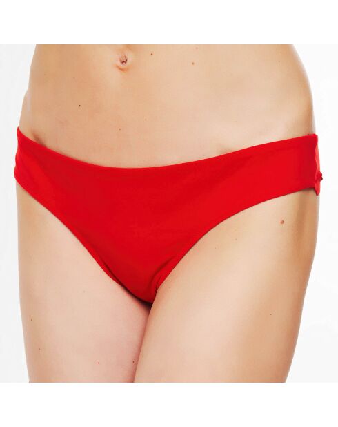 Pantalones de baño brasileños de ginkgo rojos