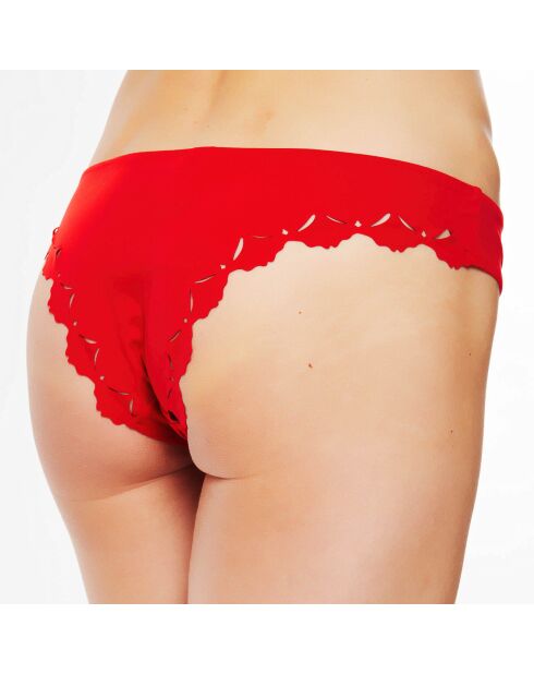 Pantalones de baño brasileños de ginkgo rojos