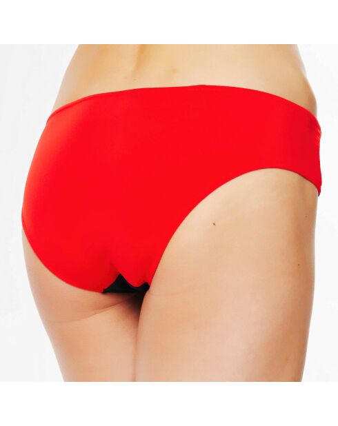 Color Power zwart/rood/roze bikinibroekje