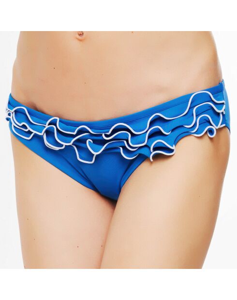 Bikinihose Waves Lake blau/weiß