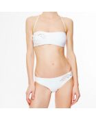 Haut de maillot de bain bandeau Avant-Garden blanc