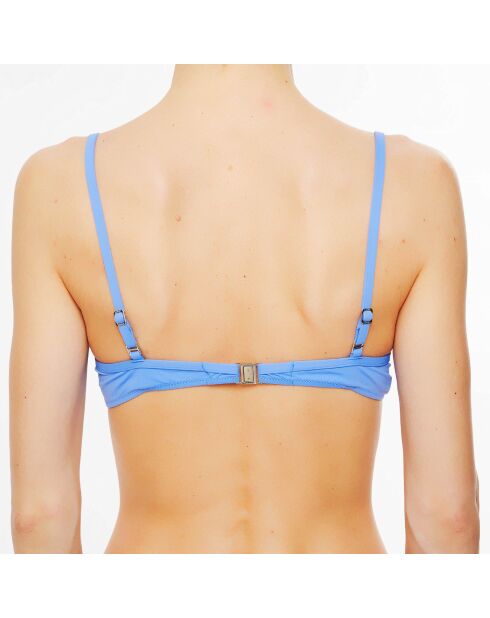 Hemelsblauwe bikinitop met peddels van Waves