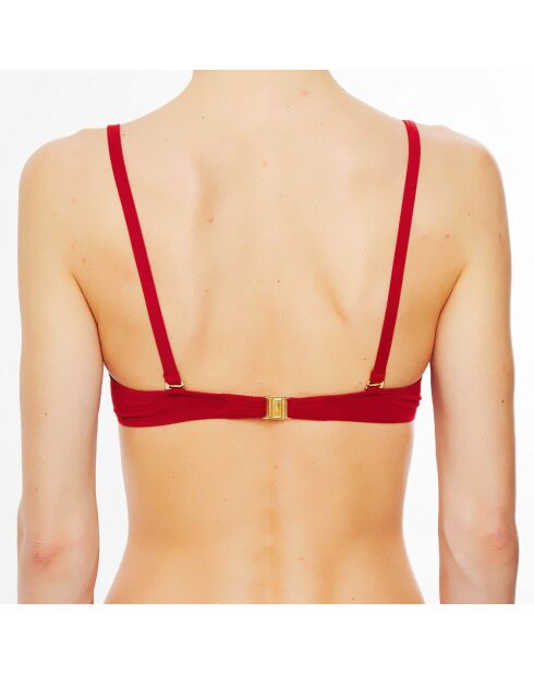 Corniche rood/witte bikinitop