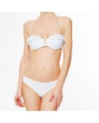 Bas de maillot de bain Ruffled Jade blanc