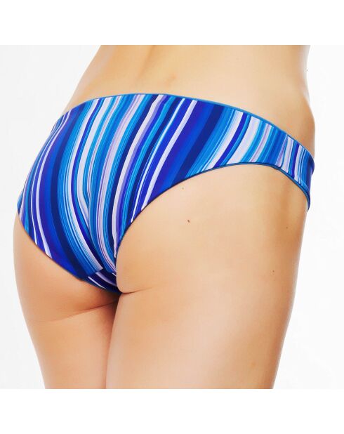 Blaue Bikinihose Rhapsody mit Blumenmuster