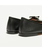 Ballerines en Cuir Elise noires