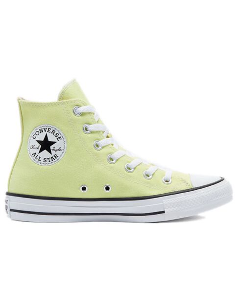 Baskets Canvas Hi vert jaune