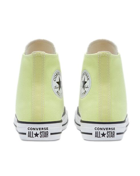 Baskets Canvas Hi vert jaune
