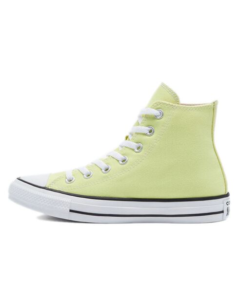Baskets Canvas Hi vert jaune