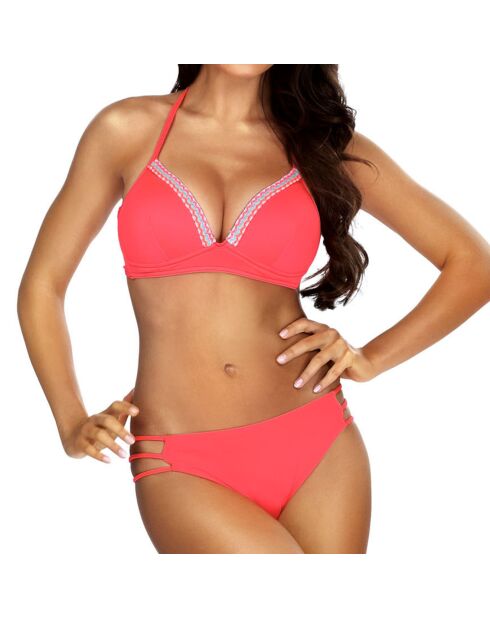 Maillot de bain 2 Pièces à nouer Push-Up Masha corail