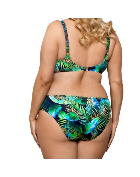 Maillot de bain 2 Pièces Alina multicolore/vert