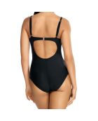 Maillot de bain 1 Pièce Push-Up Sabrina noir/blanc