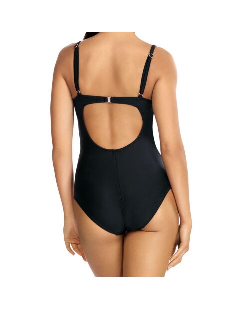 Maillot de bain 1 Pièce Push-Up Sabrina noir/blanc