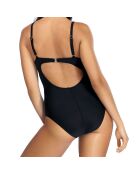 Maillot de bain 1 Pièce Push-Up Sonia multicolore/noir/vert