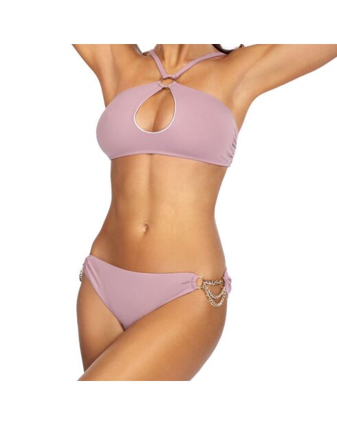 Maillot de bain 2 Pièces Flora rose parme