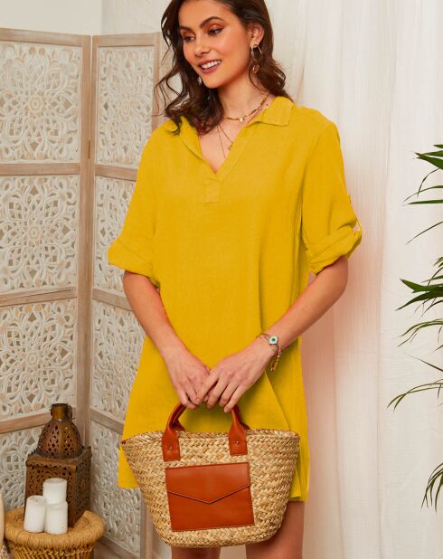 Suzanne Safran jurk van 100% linnen