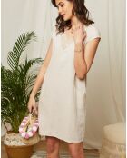 Robe 100% Lin Trieste beige