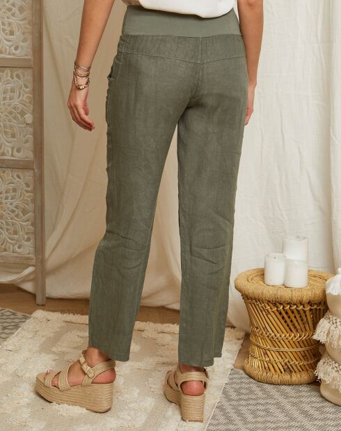 Khakihose Prato aus 100% Leinen