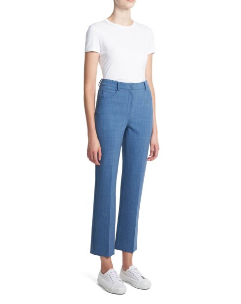 Pantalon en Laine mélangée Lilya bleu