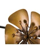 Décoration murale fleur de cerisier dorée - 57x80x6 cm