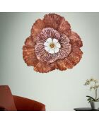 Décoration murale multicolore - 72x73.5x11 cm