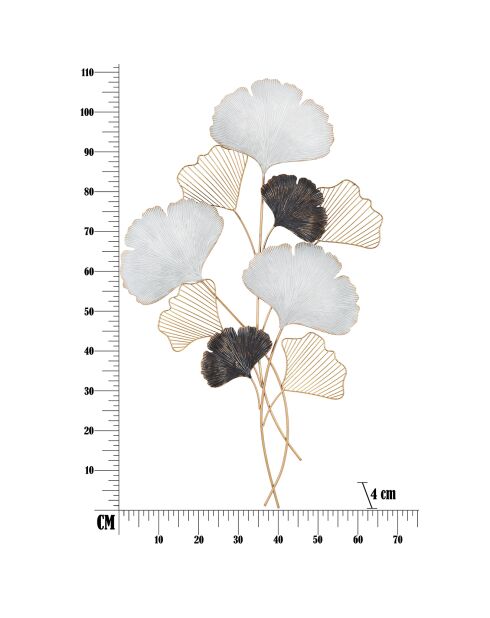 Decoración de pared multicolor - 109x66x4 cm