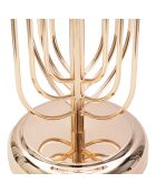 Lampe de table krista doré/rose - 55x28x28 cm