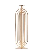 Lampe de table krista doré/rose - 64x33x33 cm