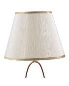 Lampe de table glam doré/crème - 47x24x24 cm