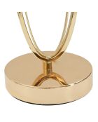 Glam Tischlampe in Gold/Creme - 58x30x30 cm