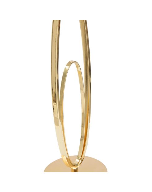 Glam Tischlampe in Gold/Creme - 58x30x30 cm
