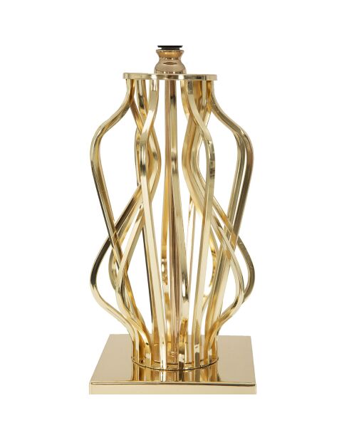 Lampe de table glam doré/crème - 52x30x30 cm