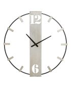 Horloge murale grisy noir/gris - 63x61x4.5 cm