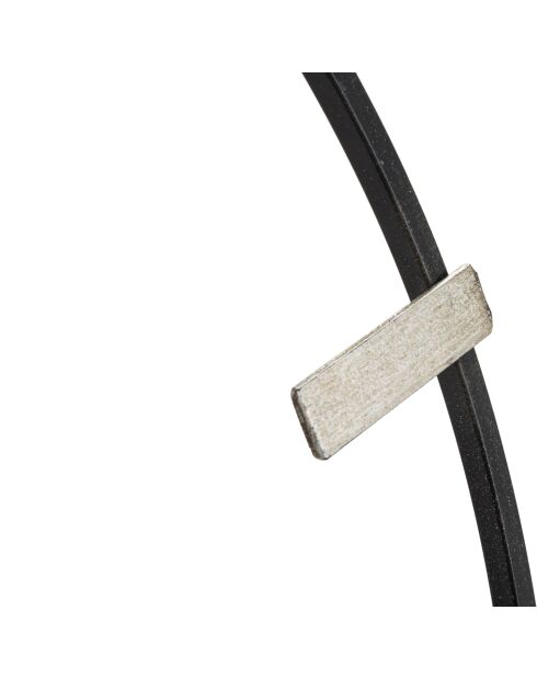 Orologio da parete Grisy nero/grigio - 63x61x4,5 cm