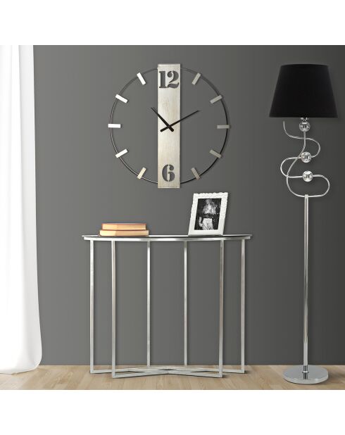Horloge murale grisy noir/gris - 63x61x4.5 cm