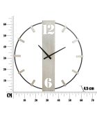 Horloge murale grisy noir/gris - 63x61x4.5 cm