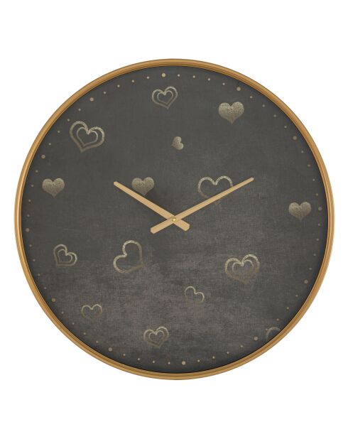 Horloge murale hearts multicolore - D.60x6 cm
