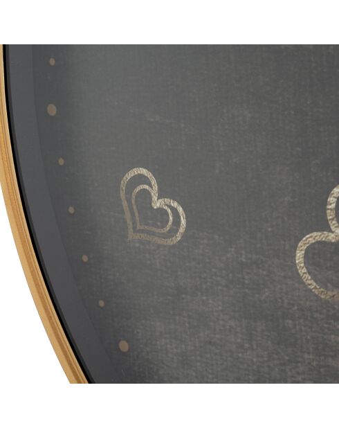 Horloge murale hearts multicolore - D.60x6 cm