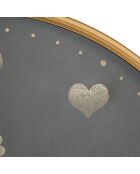 Horloge murale hearts multicolore - D.60x6 cm