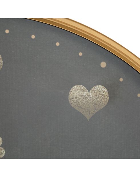 Horloge murale hearts multicolore - D.60x6 cm