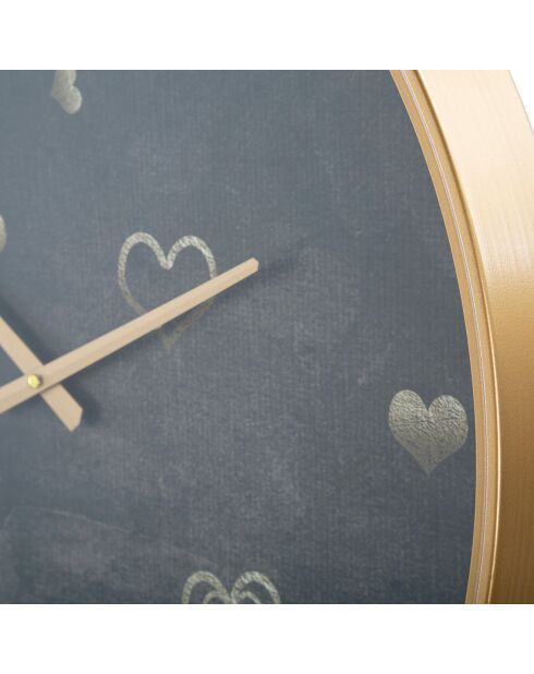 Horloge murale hearts multicolore - D.60x6 cm