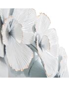Miroir mural blanc flower blanc/doré - 85.5x82x2.6 cm